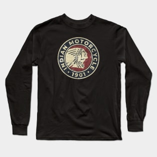 Red Indian Motor Oil vintage Long Sleeve T-Shirt